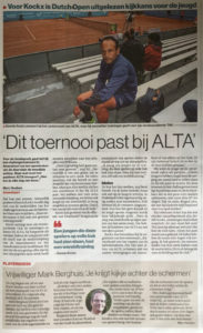 Dit toernooi past bij ALTA AD 17 juli 2019