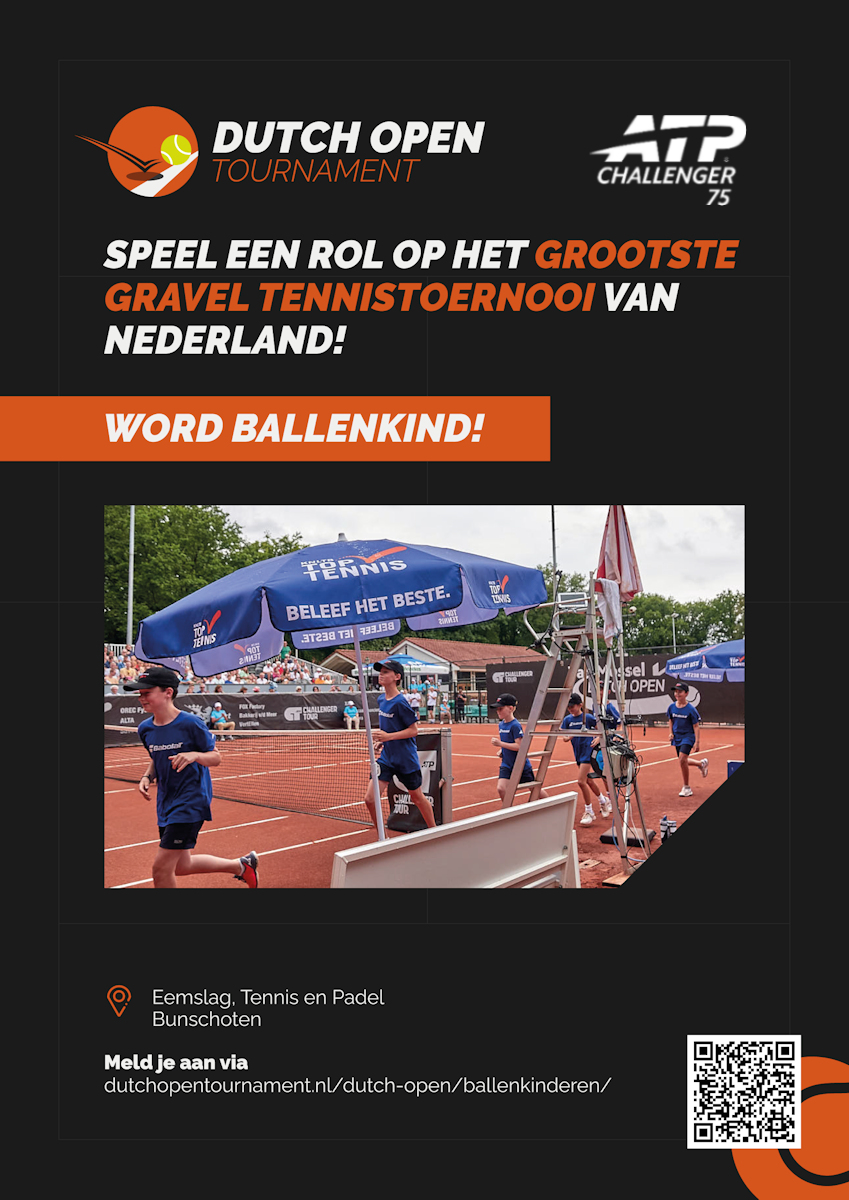 Poster ballenkinderen Dutch Open Tournament
