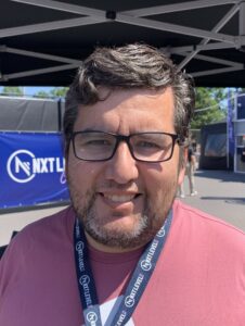Chileense sportjournalist Diego Vengana
