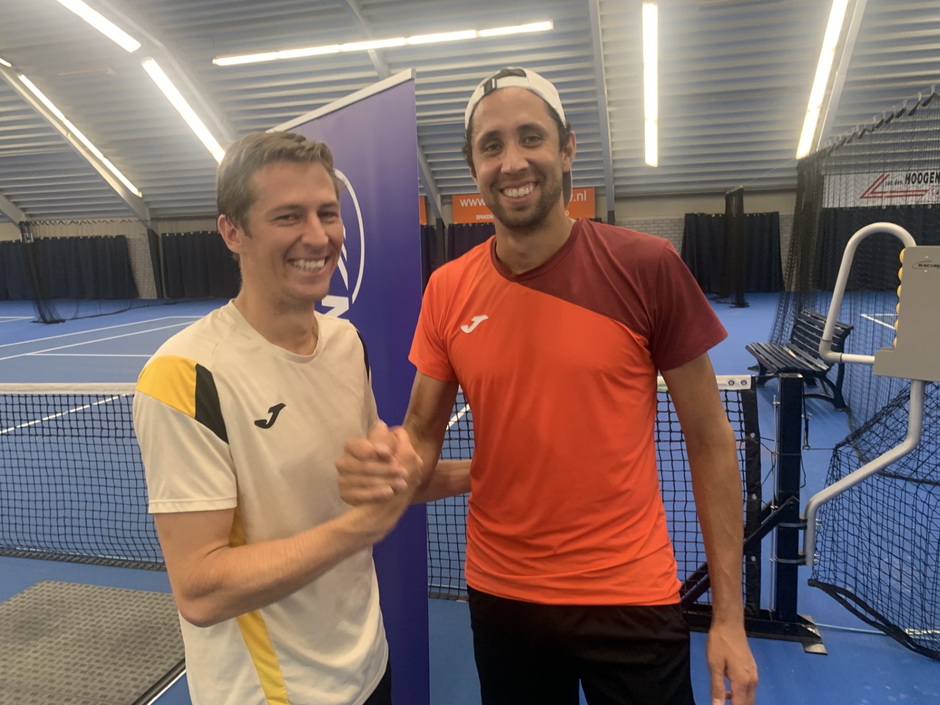 Kimmer Coppejans en Daniel Elahi Galan tijdens Dutch Open Tournament 2026