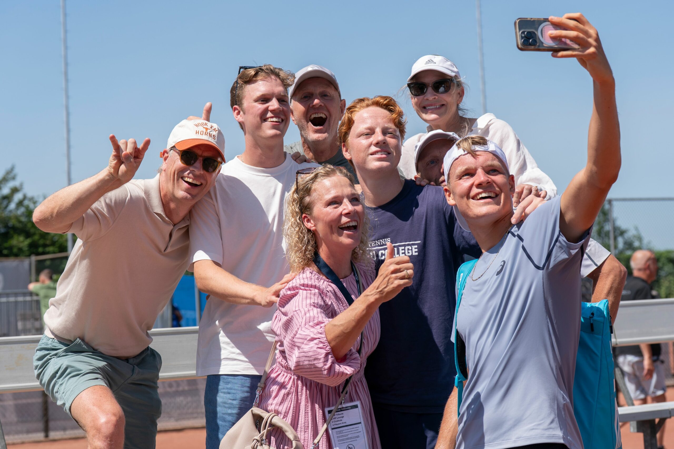 Selfie Abel Forger na behalen plaats in hoofdtoernooi Dutch Open Tournament 2026